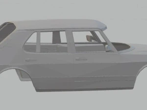 saab 900 printable body car 3D Print Model