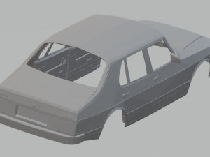 saab 900 printable body car Modelo de Impressão 3D
