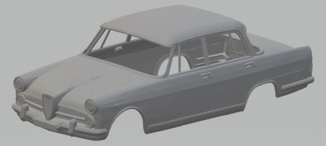 alfa romeo 2000 1957 printable body car 3D Print Model .c4d .max .obj .3ds .fbx .stl .blend 