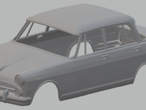 alfa romeo 2000 1957 printable body car 3D Print Model