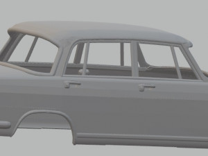 alfa romeo 2000 1957 printable body car 3D Принт Модель