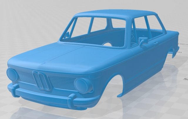 2002 1968 printable body car Modelo de Impressão 3D .c4d .max .obj .3ds .fbx .stl .blend 