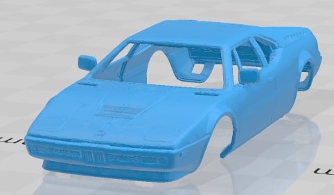 M1 E26 Printable Body Car 3D Принт Модель .c4d .max .obj .3ds .fbx .stl .blend 