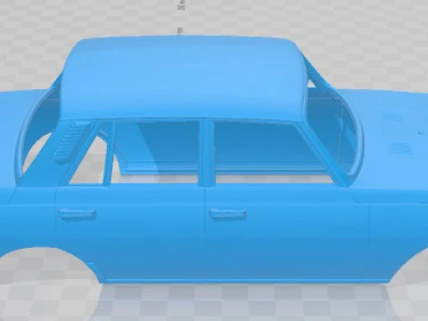 Wartburg 353 1991 Printable Body Car 3D Print Model