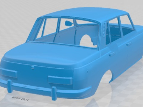 Wartburg 353 1991 Printable Body Car 3D Принт Модель