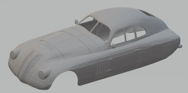 b-m-w 328 mm 1939 printable body car Modello di stampa 3D .c4d .max .obj .3ds .fbx .stl .blend 