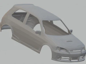 toyota starlet glanza carrocer&iacute;a imprimible coche Modelo de impresión 3D
