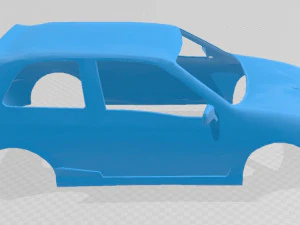 toyota starlet glanza carrocer&iacute;a imprimible coche Modelo de impresión 3D