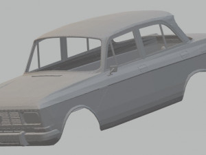 moskvich 1500 printable body car Modelo de impresión 3D