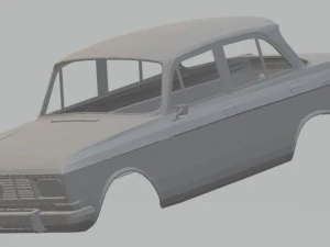moskvich 1500 printable body car 3D Print Model