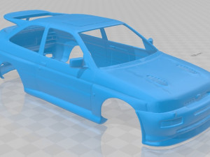 escort rs cosworth 1992 printable body car Modello di stampa 3D