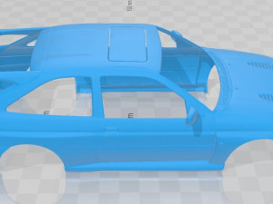 escort rs cosworth 1992 printable body car Modello di stampa 3D