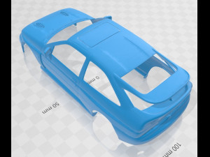 escort rs cosworth 1992 printable body car Modello di stampa 3D