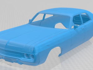 dodge polara 1972 printable body car 3D Print Model