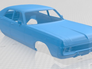 dodge polara 1972 printable body car 3D-printmodel