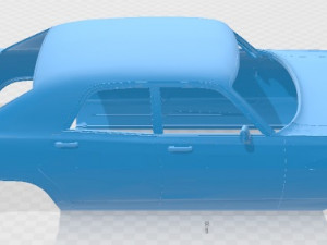 dodge polara 1972 printable body car 3D-printmodel