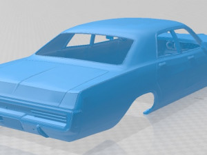 dodge polara 1972 printable body car 3D-printmodel