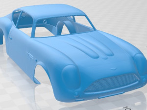 aston martin db4gt zagato 1960 printable body car 3D Принт Модель