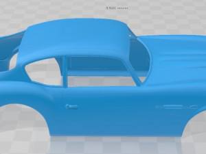 aston martin db4gt zagato 1960 printable body car 3D Принт Модель