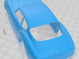aston martin db4gt zagato 1960 printable body car 3D Принт Модель