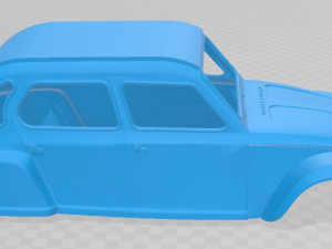 citroen dyane 6 printable body car 3D प्रिंट मॉडल