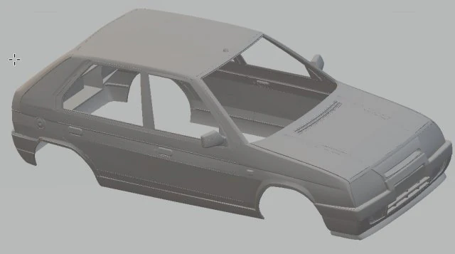 skoda favorit printable body car 3D Print Model .c4d .max .obj .3ds .fbx .stl .blend 