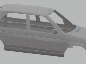 skoda favorit printable body car 3D Принт Модель