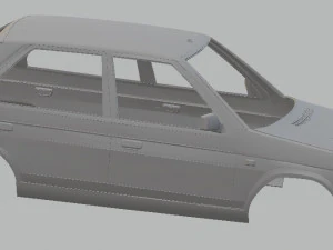 skoda favorit printable body car 3D Print Model