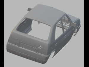 skoda favorit printable body car 3D Принт Модель