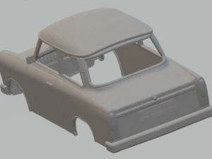 trabant 601 printable body car 3D Print Model
