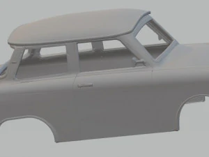 trabant 601 printable body car 3D Print Model
