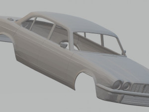jaguar xj6 sedan printable body car 3D Print Model