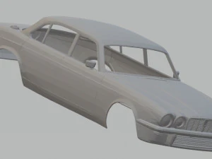 Jaguar XJ6 sedan printbare carrosserieauto 3D printmodel