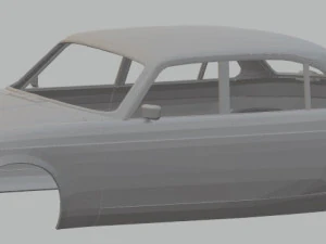 jaguar xj6 sedan printable body car 3D Print Model