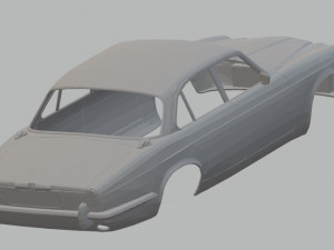 jaguar xj6 sedan printable body car 3D Print Model