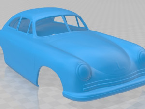 porsche 356 coupe 1948 printable body car Modelo de impresión 3D