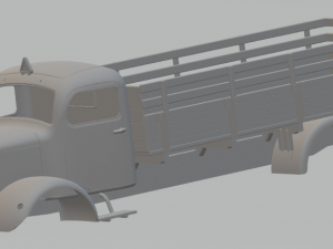 mercedes l5000 printable truck Modelo de Impressão 3D