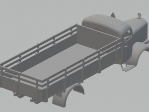 mercedes l5000 printable truck Modelo de Impressão 3D
