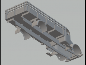mercedes l5000 printable truck Modelo de Impressão 3D