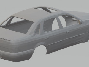 scorpio 1996 printable body car 3Dプリントモデル