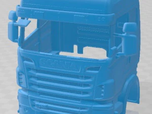 Scania R730 2010 Printable Cabin Truck 3D Print Model