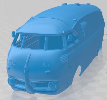 Pegaso Bacalao Printable Body Truck Modello di stampa 3D .c4d .max .obj .3ds .fbx .stl .blend