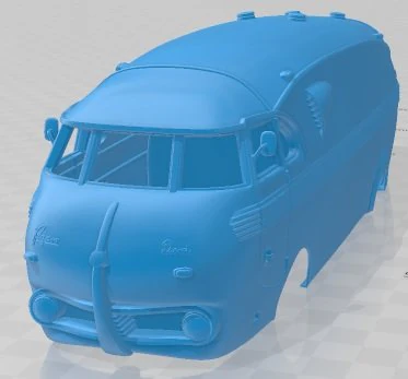 Pegaso Bacalao Printable Body Truck 3D Print Model .c4d .max .obj .3ds .fbx .stl .blend 
