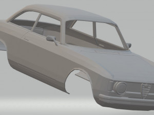 alfa romeo giulia sprint printable body car 3D प्रिंट मॉडल