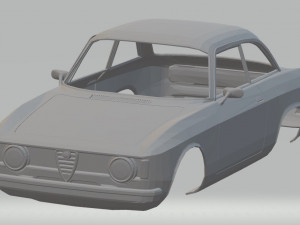 alfa romeo giulia sprint printable body car 3D प्रिंट मॉडल
