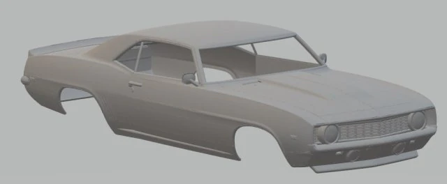 chevrolet camaro 1962 printable body car 3D Print Model .c4d .max .obj .3ds .fbx .stl .blend 