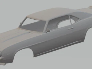 chevrolet camaro 1962 printable body car 3D Print Model