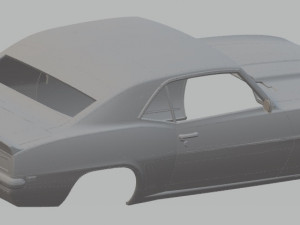 chevrolet camaro 1962 printable body car 3D Print Model