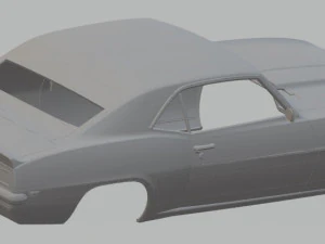 chevrolet camaro 1962 printable body car 3D Print Model