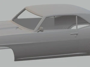 chevrolet camaro 1962 printable body car 3D Print Model